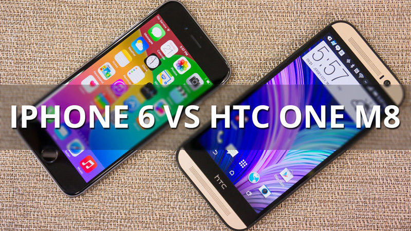 iPhone 6 vs HTC One M8